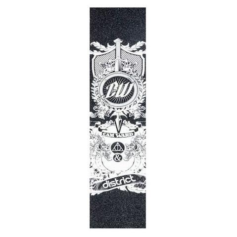 District Scooters Cam Ward Griptape, Black/White