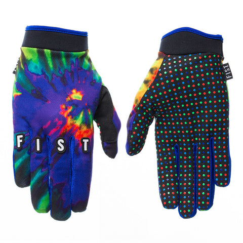 Fist Handwear BMX/Scooter Gloves, Blue Tye Dye