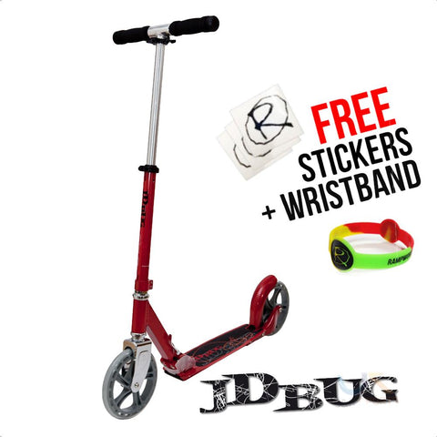 JD Bug 200 Street Series Scooter, Red