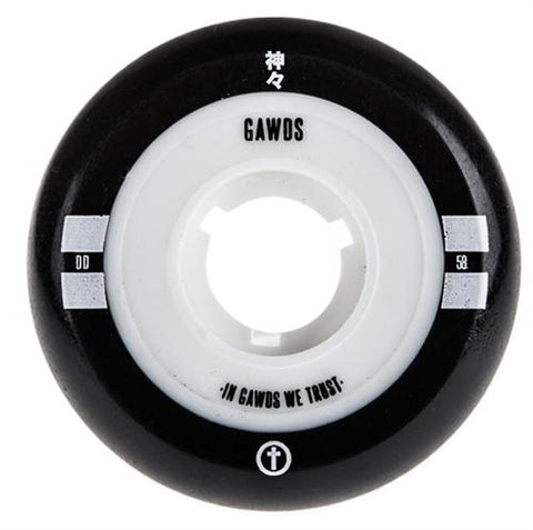 GAWDS Dual Density Aggressive Skate Wheels 58mm (4 pack)