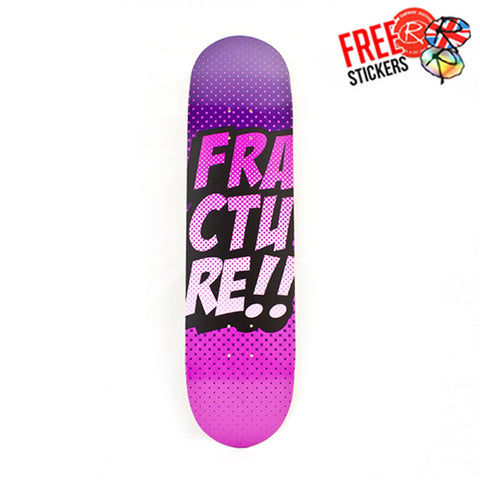 Fracture Skateboards Comic VT Deck, 8.0