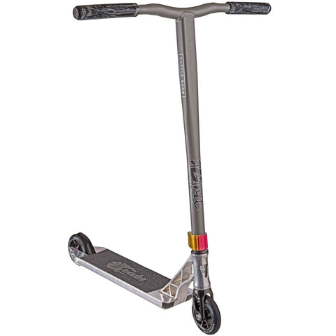 Grit Scooters 2017 Invader Complete Stunt Scooter, Polished/Satin Grey/Neo Chrome