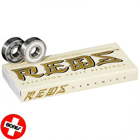 Bones Bearings Reds Ceramic Precision Skate Bearings