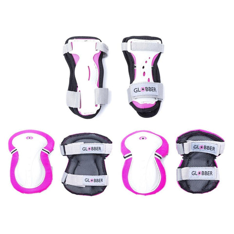Globber Kids Safety Pad Set, Triple Pack - Pink