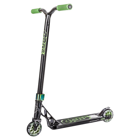 Grit Scooters 2018 Fluxx Complete Stunt Scooter, Black/Black/Green
