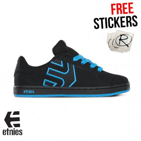 Etnies Footwear Kids Fader Vulc UK1 , Black/Blue