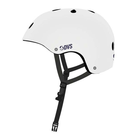 DVS Logo Skate Helmet White