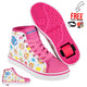 Heelys-Veloz-White-Pink-Donuts-Ebay
