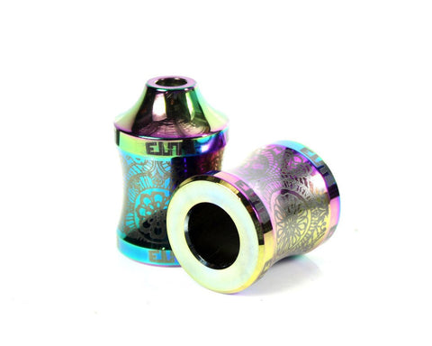 Elite Concave Stunt Scooter Pegs, Neo Chrome