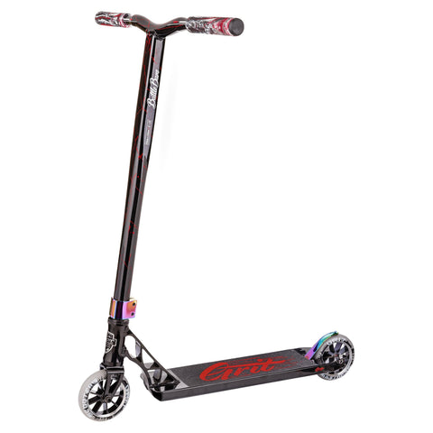 Grit Scooters 2018 Tremor Complete Stunt Scooter, Black/Laser Red