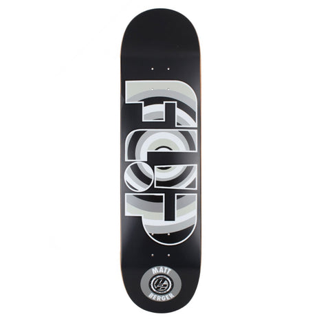 Flip Skateboards Target Matt Berger Skateboard Deck 8.25, Black