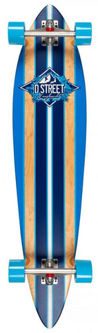 D-Street Longboards Pintail Pinstripe 42, Blue
