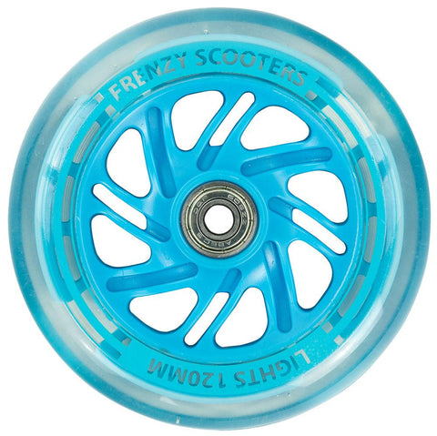 Frenzy 3 Wheel Light Up Scooter Wheel Blue - 120mm