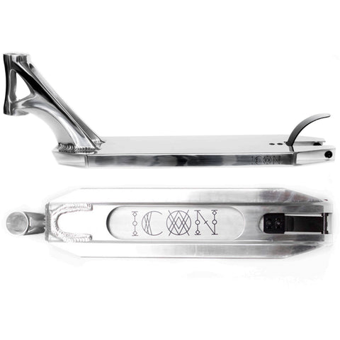 Drone Icon Stunt Scooter Deck 21", Chrome