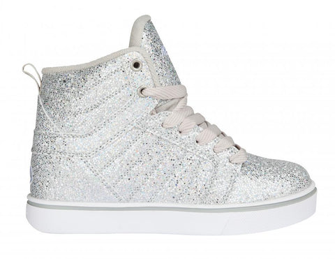 Heelys Uptown Hi Top - Silver Disco Glitter