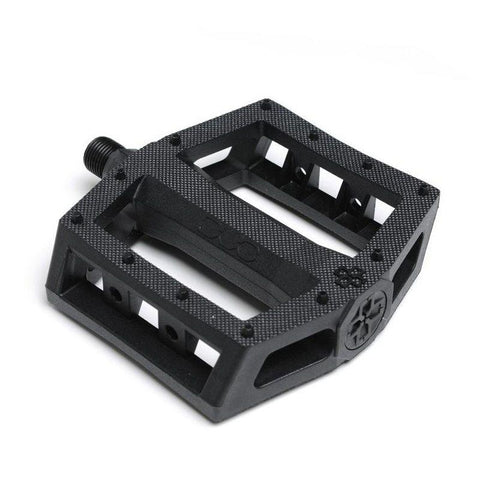 Duo BMX Resillite Plastic Pedals, Black