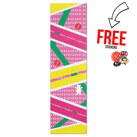 Grizzly Grippe Chris Cole Overboard, Pink/Green/Yellow