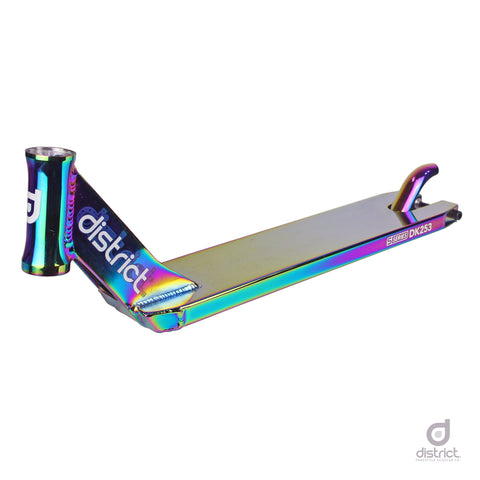 District S-Series DK253 Scooter Deck 115x530mm - Colour Chrome