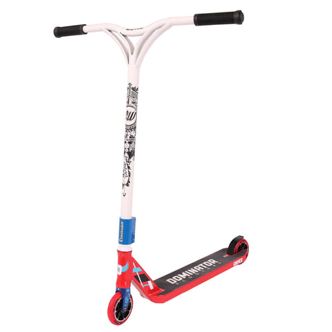District x Dominator Custom Kids Complete Stunt Scooter, Red