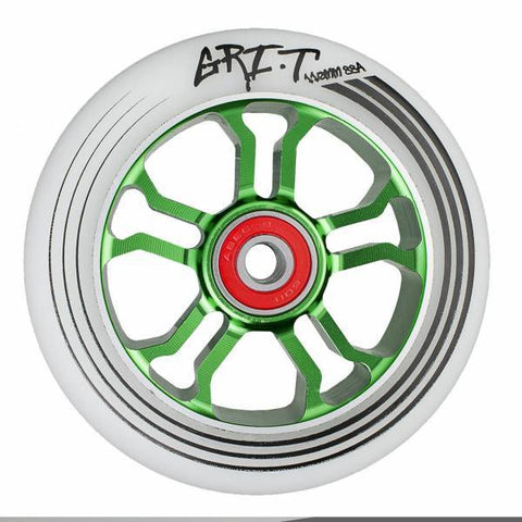 Grit Ultra Light 110mm Wheel, Green/White