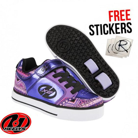 Heelys X2 Thunder, Purple/Multi/Print