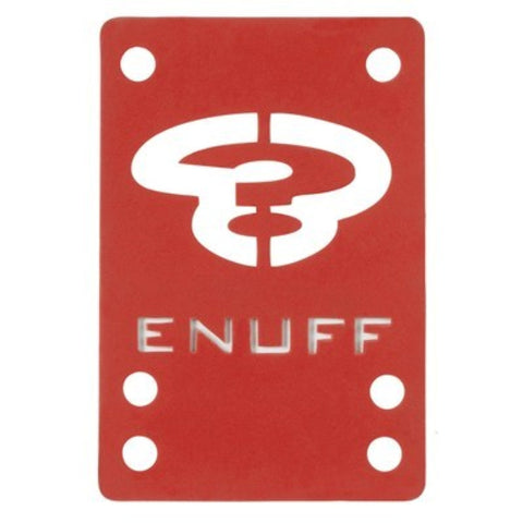 Enuff Skateboard Shock Pads 1mm Red