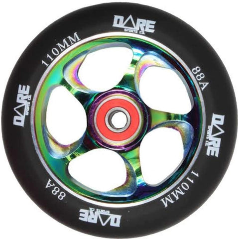 Dare Sports Stunt Scooter Wheel 110mm, Black/Neochrome