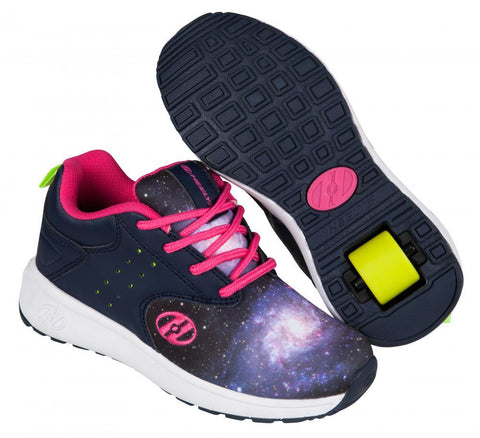 Heelys Velocity Shoes - Navy/Hot Pink/Galaxy