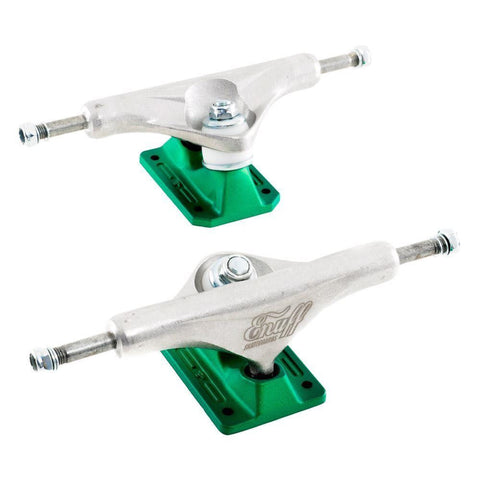 Enuff Decade Pro Satin Skateboard Trucks 139mm - Natural/Green