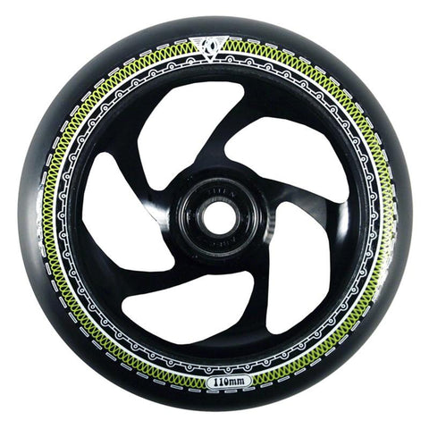 AO Scooters Mandala Stunt Scooter Wheel 110mm, Black/Black