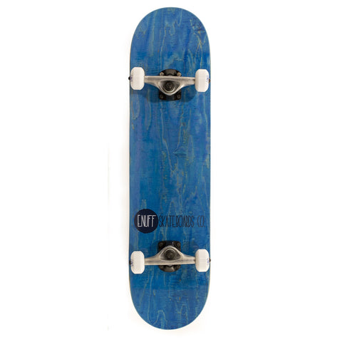 Enuff Logo Stain Complete Skateboard, Blue