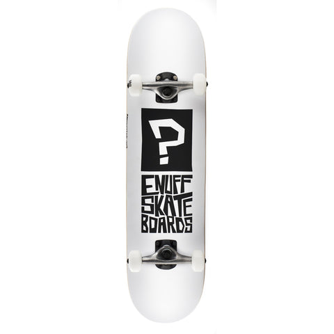 Enuff Block Icon Complete Skateboard, White