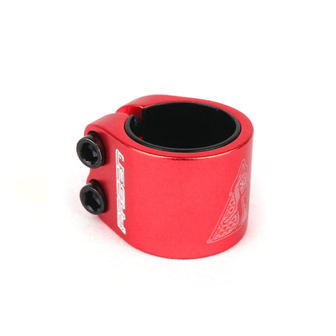 Fasen Scooters 2 Bolt Double Clamp, Red