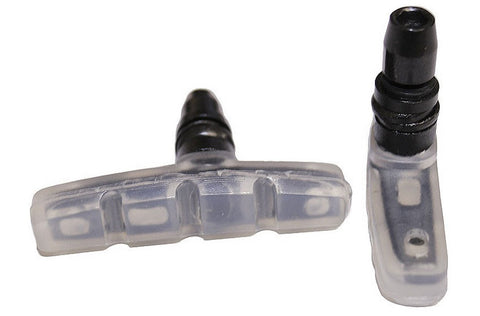 Illegal BMX Plasmatic Brake Pads, Clear