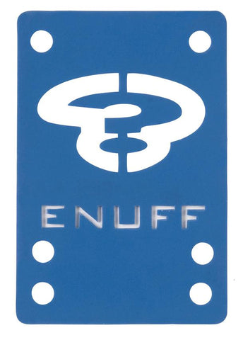 Enuff Skateboard Shock Pads 1mm Blue