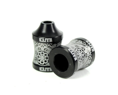 Elite Concave Stunt Scooter Pegs, Black