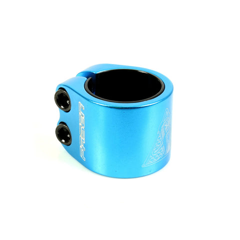 Fasen Scooters 2 Bolt Double Clamp, Teal
