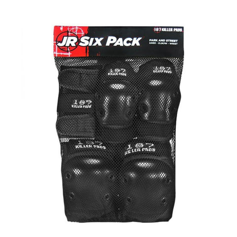 187 Six Pack Junior Skate Pad Set