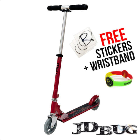 JD Bug 150 Street Series Scooter, Red