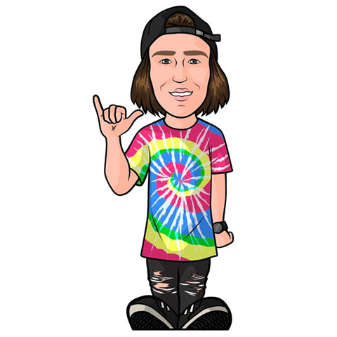 Figz Collection Warick 'Wazzeh' Beynon Rider Sticker