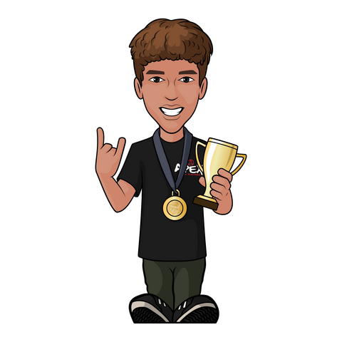 Figz Collection Dante Hutchinson Team Rider Sticker