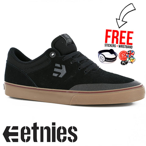 Entries Footwear Marana Vulc Skate Shoe UK5, Black/Gum