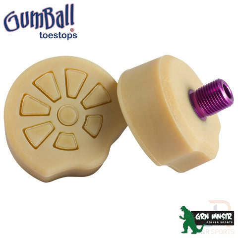Gumball Superball Toe-Stops Natural - Short 17mm (Pair)