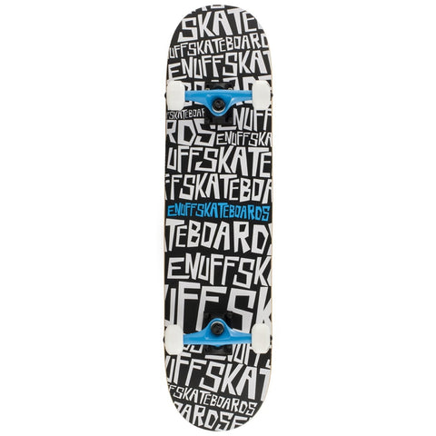 Enuff Scramble Complete Skateboard, Black/White