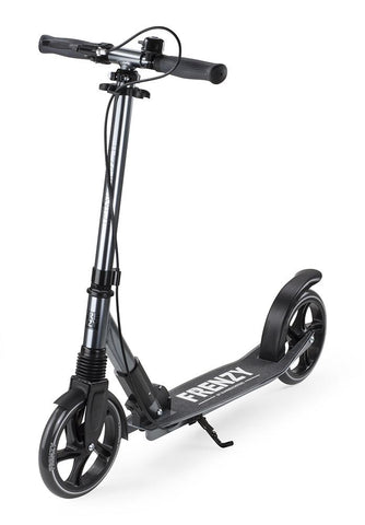 Frenzy Scooters 205mm Dual Brake Recreational Scooter, Titanium