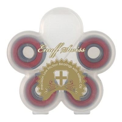 Enuff Skateboards Waterproof Swiss Bearings, Red