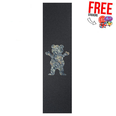 Grizzly Griptape Skateboard Grip Tape, Kush Big Bear