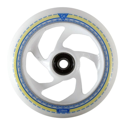 AO Scooters Mandala Stunt Scooter Wheel 110mm, White/White