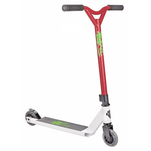 Grit Scooters 2018 Atom Complete Stunt Scooter, Red/White