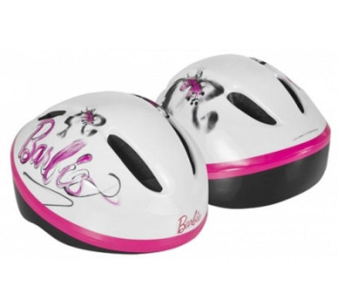 Barbie Fashion Girls Bike Helmet Pink/White